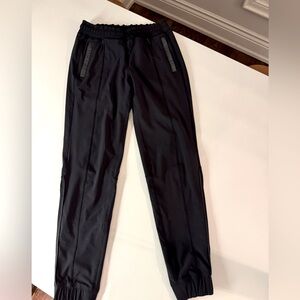 Lululemon Black Jogger Pants, lined